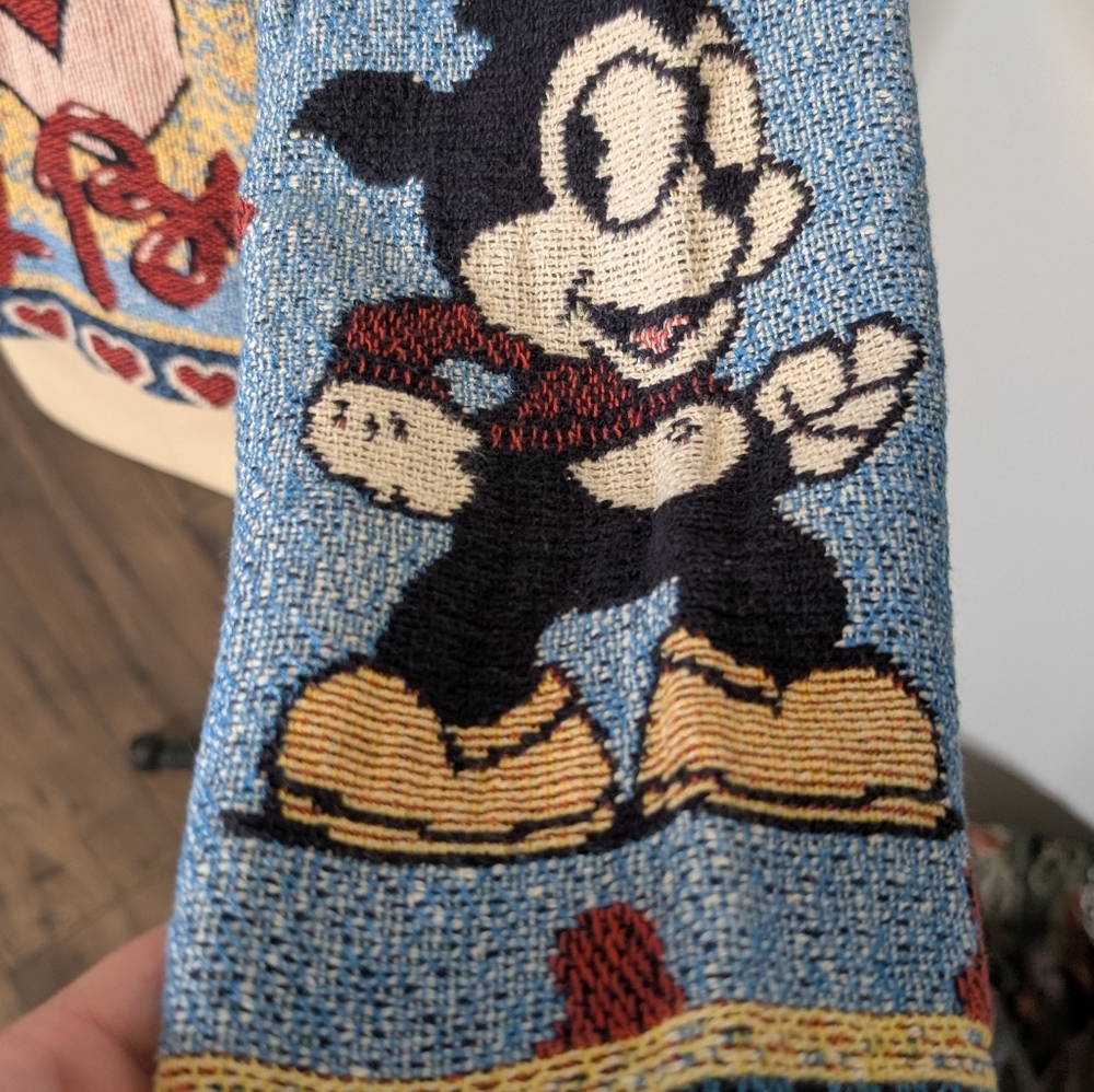 Sugar Street Weavers Betty Boop Vintage 90s Tapestry Sweater Vintage Cartoon M - Picture 4 of 10